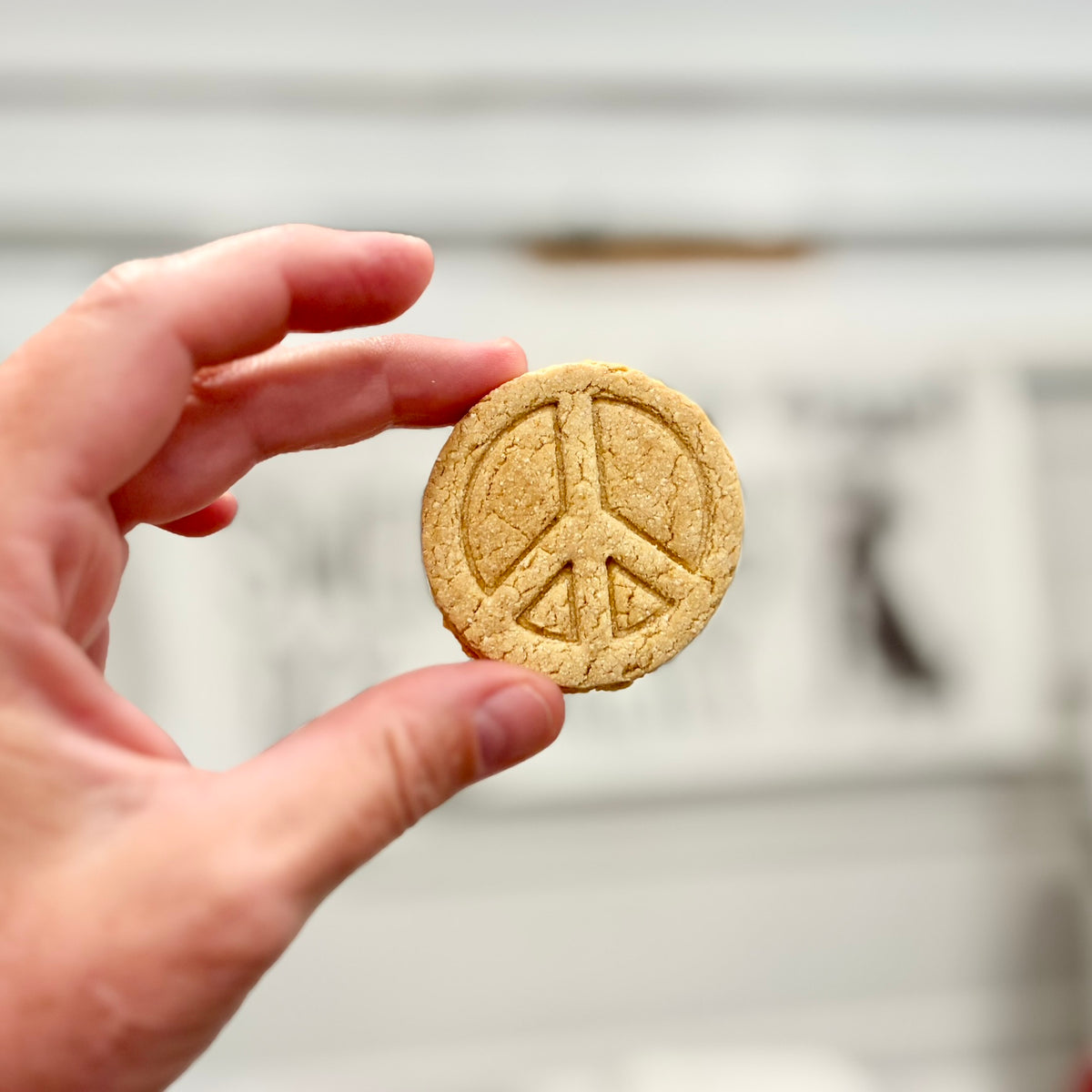 Peace Love Banana Biscuits
