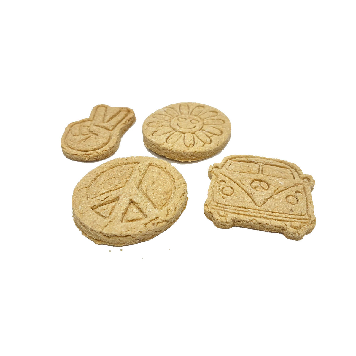 Peace Love Banana Biscuits