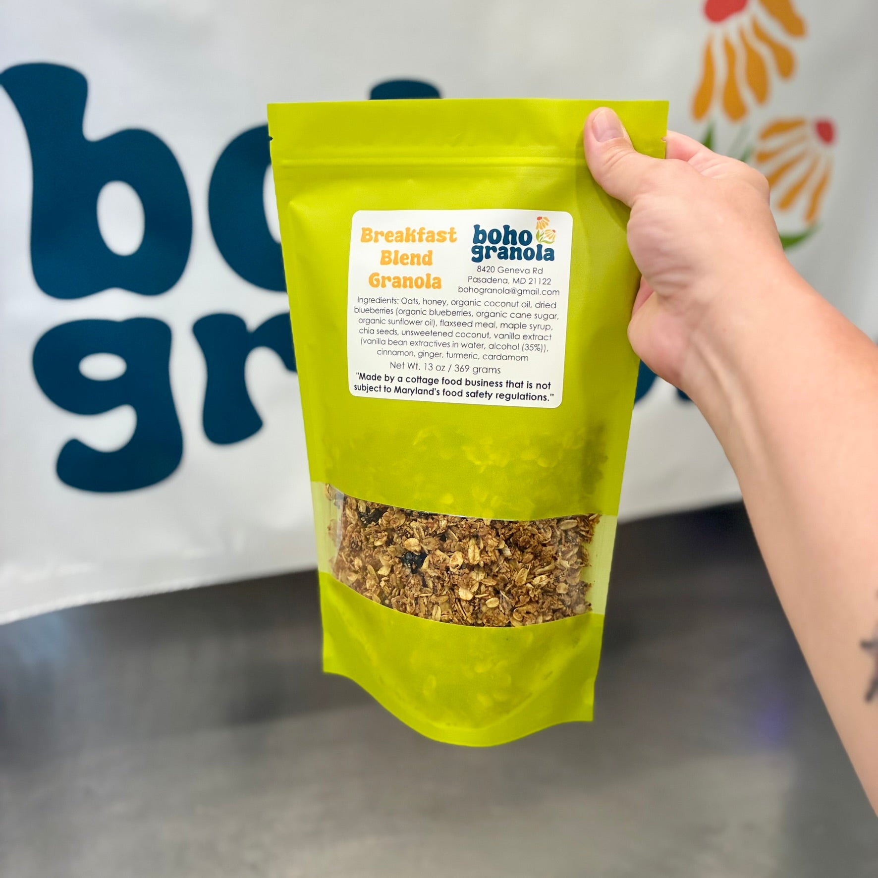 Breakfast Blend Granola (for humans)