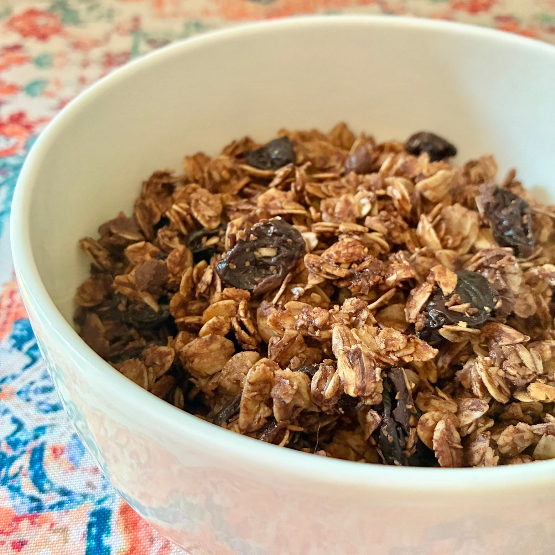 Chocolate Cherry Granola (for humans)