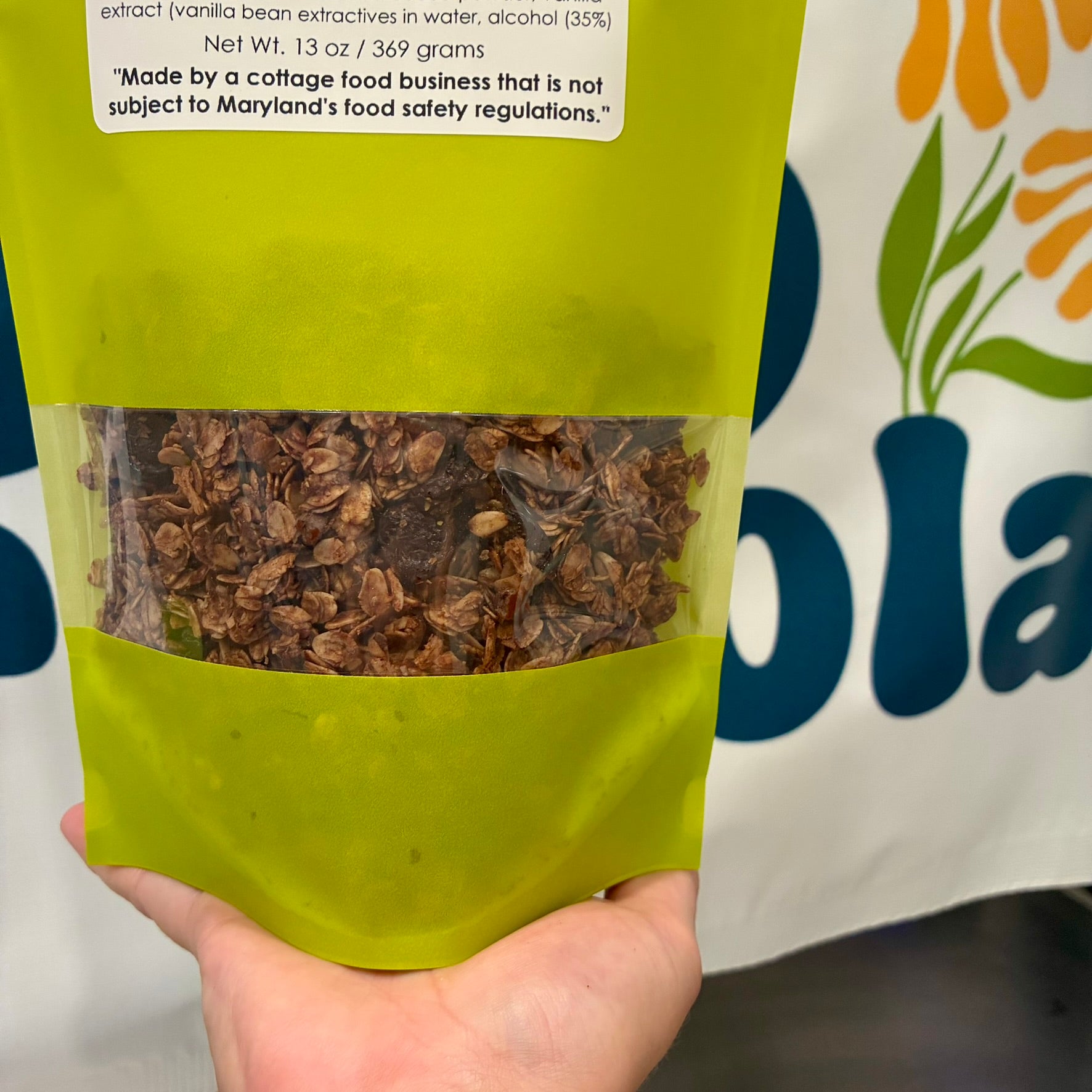 Chocolate Cherry Granola (for humans)