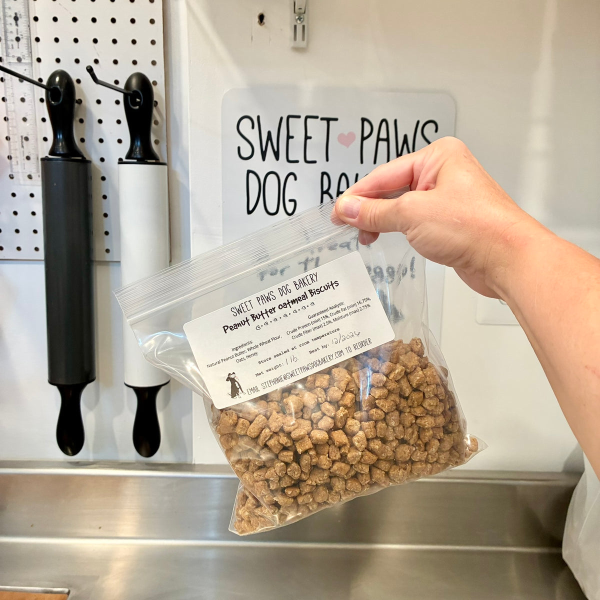 Peanut Butter Oatmeal Training Treats